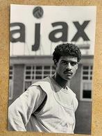 Org z/w foto 20x30cm Frank Rijkaard bij Ajax/De Meer nov '84, Verzenden, Nieuw, Ajax, Poster, Plaatje of Sticker