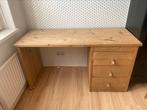 Steigerhouten bureau met 3 lades, Ophalen, Zo goed als nieuw, Bureau