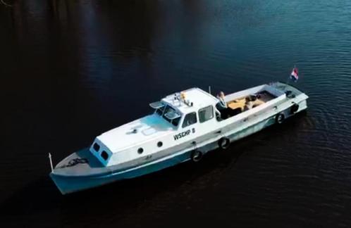 Patrouilleboot, Watersport en Boten, Motorboten en Motorjachten, Gebruikt, Staal, 12 meter of meer, Diesel, Binnenboordmotor, 50 pk of meer