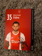 Mitchell Dijks Ajax Spelerskaart, Verzamelen, Ophalen of Verzenden, Zo goed als nieuw, Ajax, Spelerskaart