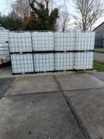 Ibc 1000 liter container, Tuin en Terras, Regentonnen, 150 liter of meer, Ophalen, Zo goed als nieuw, Kunststof