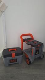 Werkbank/trolley met gereedschap, Kinderen en Baby's, Speelgoed | Overig, Ophalen, Gebruikt, Jongen