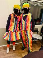 Mooie vrolijke en kleurrijke loopgroep voor 75 volw.en kind., Carnaval, Verzenden, Maat 46/48 (XL) of groter, Zo goed als nieuw