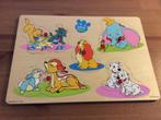 Disney Animal Friends houten knopjespuzzel. Bambolino Toys., Kinderen en Baby's, Speelgoed | Kinderpuzzels, Ophalen of Verzenden