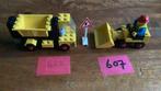 Lego vintage wegwerkers 622 en 607 compleet, Complete set, Gebruikt, Ophalen of Verzenden, Lego