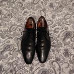 Santoni veterschoenen maat 43, Kleding | Heren, Schoenen, Verzenden, Zwart, Santoni