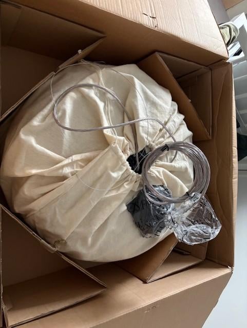 Flos Smithfield S hanglamp Ø60 zwart, Huis en Inrichting, Lampen | Hanglampen, Modern strak, Nieuw, Ophalen of Verzenden, Metaal