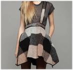 3.1 Phillip Lim mini rok maat 32 XXS trapezium model bretels, Verzenden, Zwart, Zo goed als nieuw, Maat 34 (XS) of kleiner