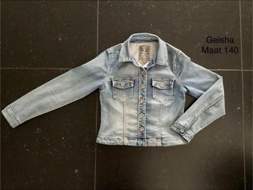 Geisha Spijkerjas Meisjes Maat 140- Nieuwstaat! beschikbaar voor biedingen