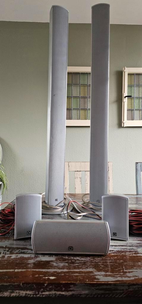 Jamo Speakerset 5 st. - Preben Jacobsen Design, Audio, Tv en Foto, Luidsprekers, Gebruikt, Complete surroundset, 60 tot 120 watt