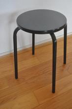 Krukje, zwart, hout, metaal, Ophalen of Verzenden, Gebruikt, Hout