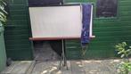 Projectiescherm met inklapbare driepoot standaard 150 cm bre, Ophalen, Handmatig, Zo goed als nieuw