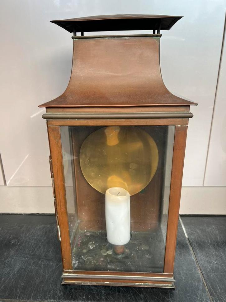 Lantaarn - model Binnenhof, Tuin en Terras, Buitenverlichting, Gebruikt, Overige typen, Staal, Minder dan 50 watt, Netvoeding