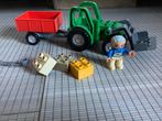 Vintage Lego Duplo set 4687-1 tractor trailer farm town, Ophalen of Verzenden, Zo goed als nieuw, Complete set, Duplo