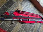 Salomon X Free 9 ski's 1.85 m + stokken + degelijke hoes, Ophalen, Salomon, Carve, Skiën