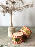 Per Sempre , Oude Papieren Kerst trommeltjes, Ophalen of Verzenden, Gebruikt
