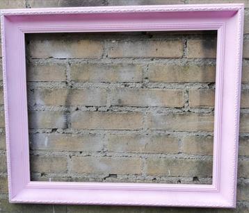 Schilderijlijst. Baby roze. 64/54 cm.  beschikbaar voor biedingen