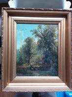 schilderij van P.M. Brouwer 1819-1886, Antiek en Kunst, Ophalen of Verzenden