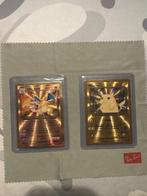 Charizard Metalcard + pikachu Metalcard upc celebrations, Hobby en Vrije tijd, Verzamelkaartspellen | Pokémon, Ophalen, Zo goed als nieuw