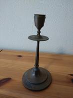 Antieke koperen kandelaar - restauratie nodig, Ophalen of Verzenden, Koper of Brons