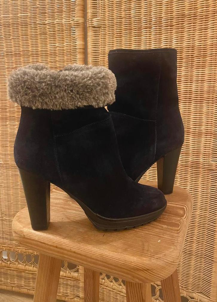 Fred de la Bretonnière suède haklaarzen donker marine–Nieuw, Kleding | Dames, Schoenen, Nieuw, Lage of Enkellaarzen, Blauw, Ophalen