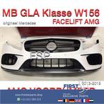 W156 GLA Facelift 45 AMG Voorbumper GLA45 BUMPER wit zwart g, Gebruikt, -, Voor, Ophalen of Verzenden