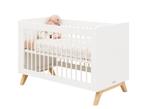 Bopita Bed 60x120 Lynn Wit/naturel, Ophalen, Gebruikt, Minder dan 140 cm, Matras