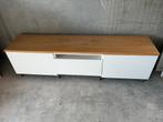 TV meubel wit, Ophalen, Gebruikt, 150 tot 200 cm, Overige materialen