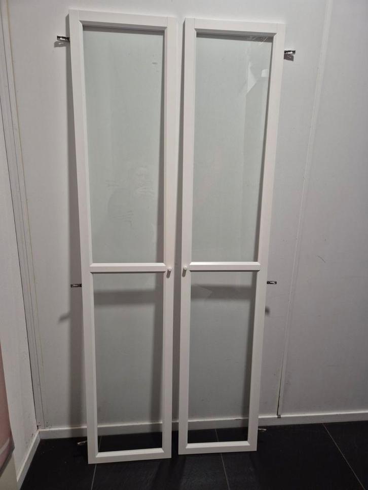 Glazen kastdeuren voor Billy kast van Ikea, Huis en Inrichting, Woonaccessoires | Kamerschermen, Zo goed als nieuw, Ophalen