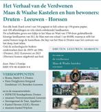 Maas en Waalse Kastelen: Druten Leeuwen Horssen, 20e eeuw of later, Nieuw, Ophalen of Verzenden, Peter J. Fontijn