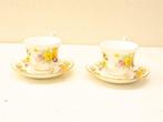 4 delig Richmond Bone china kop en schotel 33681, Gebruikt, Ophalen of Verzenden, Overige stijlen, Kop(pen) en/of Schotel(s)