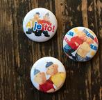 BUURMAN & BUURMAN buttons speldjes pins A JE TO, Verzenden, Nieuw, Figuurtje, Button