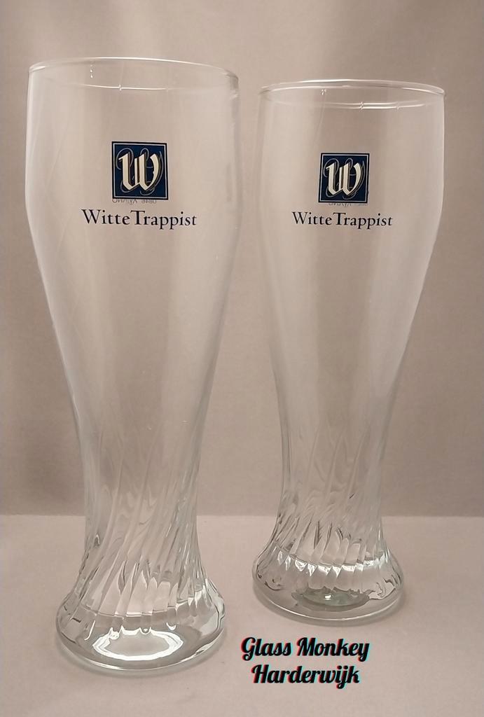 Witte Trappist bierglazen. 50cl, Verzamelen, Biermerken, Nieuw, Glas of Glazen, La Trappe, Ophalen of Verzenden