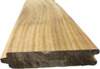 Hardhouten  Paardenbox  / Damwand / Blokhut profiel, Tuin en Terras, Palen, Balken en Planken, Ophalen, Nieuw, Planken, Hardhout