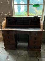 Houten bureau notarisbureau secretaire, Antiek en Kunst, Curiosa en Brocante, Ophalen