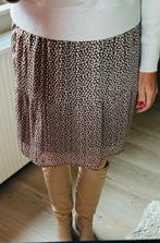 Bruin rokje beige bolletjes, Kleding | Dames, Maat 38/40 (M), Bruin, Nieuw, Boven de knie