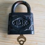 Antiek hangslot, Ophalen of Verzenden