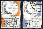 Nederland Dienstzegels nr. 57-58 gestempeld, Ophalen of Verzenden, Na 1940, Gestempeld