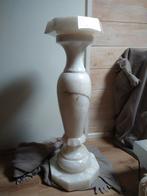 Alabaster/Onyx-marmeren zuil - 82cm - Handgemaakt, Huis en Inrichting, Woonaccessoires | Zuilen en Pilaren, Ophalen of Verzenden