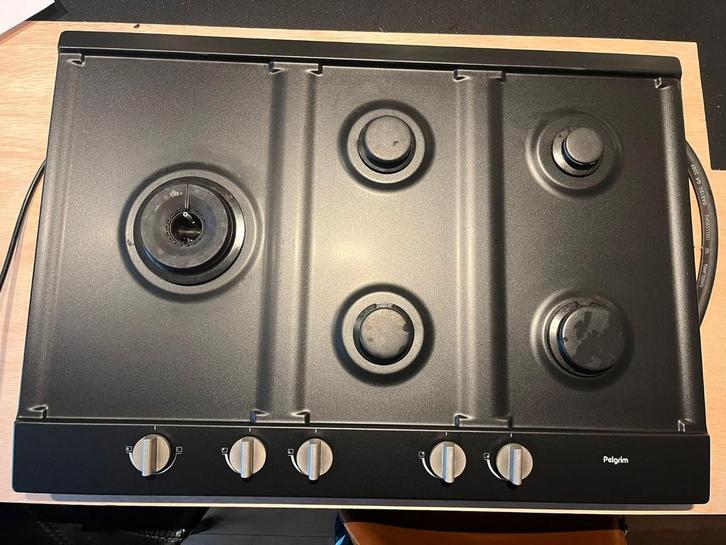 Pelgrim inbouw Gasfornuis - Perfect voor elke keuken!, Witgoed en Apparatuur, Fornuizen, Gebruikt, Inbouw, Gas, 5 kookzones of meer