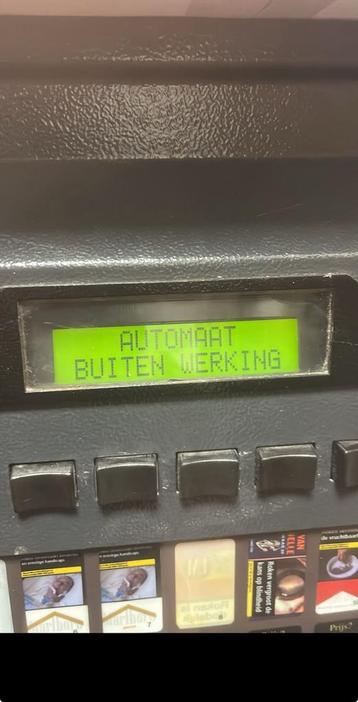 Reparatie Würlitzer sigarettenautomaat beschikbaar voor biedingen