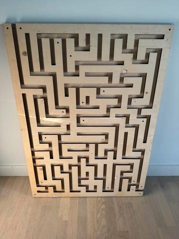 Labyrint wand decoratie 2x 