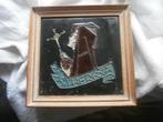 St. THERESIA, Mooie gekl Geglazuurde tegel Mooi lijstje, Antiek en Kunst, Antiek | Religie, Ophalen of Verzenden