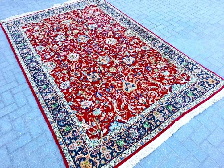 Mooie Perzische tapijt (Isfahan) 300 x 200 cm-Handgeknoopt, Huis en Inrichting, Stoffering | Tapijten en Kleden, Zo goed als nieuw