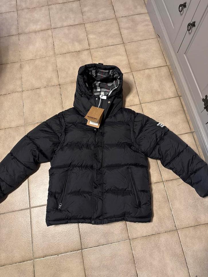 Burberry Puffer Jacket, Kleding | Heren, Jassen | Winter, Nieuw, Maat 48/50 (M), Zwart, Ophalen of Verzenden
