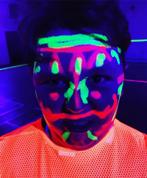 Te huur: blacklight lampen Glow in the dark LED UV fluor, Ophalen, Zo goed als nieuw, Licht