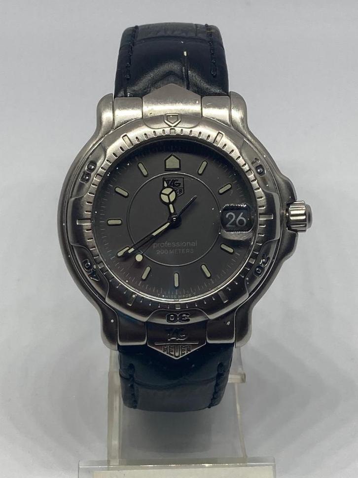 Tag Heuer 6000 Professional WH1112, Sieraden, Tassen en Uiterlijk, Horloges | Heren, Zo goed als nieuw, Polshorloge, TAG Heuer