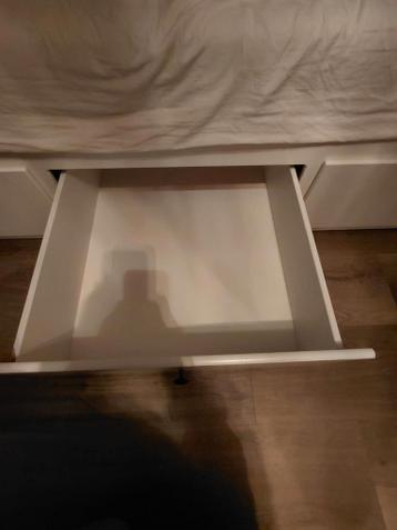 Ikea Hemnes Bed - Wit Houten Bedframe - afbeelding 4