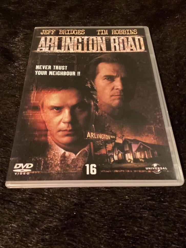 DVD Arlington Road Jeff Bridges Tim Robbins, Cd's en Dvd's, Dvd's | Thrillers en Misdaad, Zo goed als nieuw, Actiethriller, Vanaf 16 jaar
