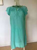 Lief vintage mintgroen zijden jurkje van Mooia mt 38, Maat 38/40 (M), Ophalen of Verzenden, Mooia, Gedragen